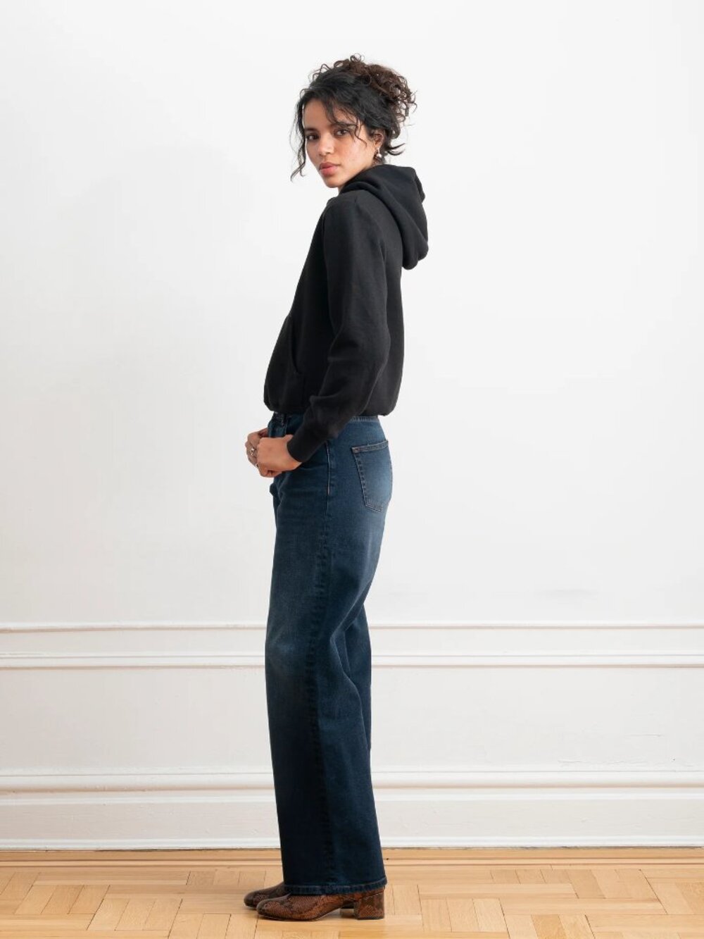 Francois High Rise Wide Leg Jeans - Picture 2 of 6